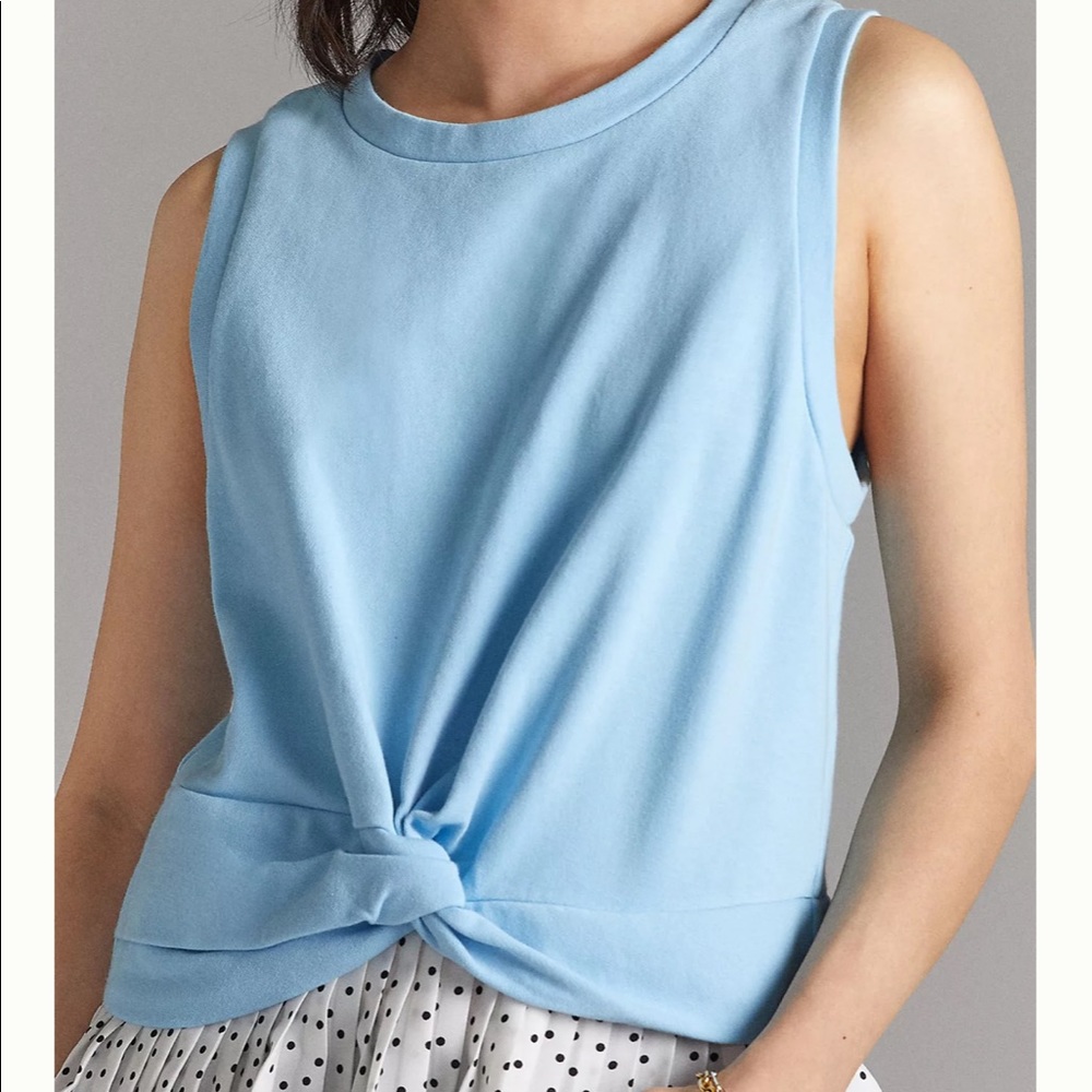 NWT. Anthropologie Layered Hem Flounced Top - Picture 2 of 9